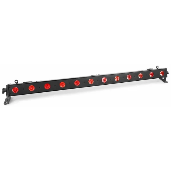 BeamZ LCB140 - Barre LED, 12x LED 6W Couleurs Rouge, Vert, Bleu, Blanc, Mode DMX