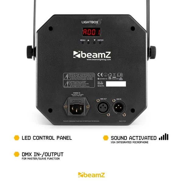 BeamZ Lightbox5 - Projecteur Lumineux 5 en 1 avec Laser