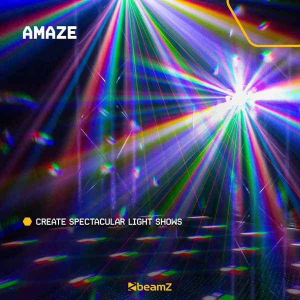BeamZ Lightbox5 - Projecteur Lumineux 5 en 1 avec Laser