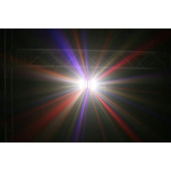BeamZ Magic1 - Derby Projecteur Stroboscope, 9x LEDs RGBAWP 3W, Mode DMX