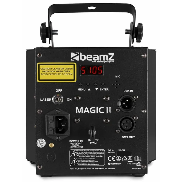 BeamZ Magic2 Derby avec Laser RG et Strobe