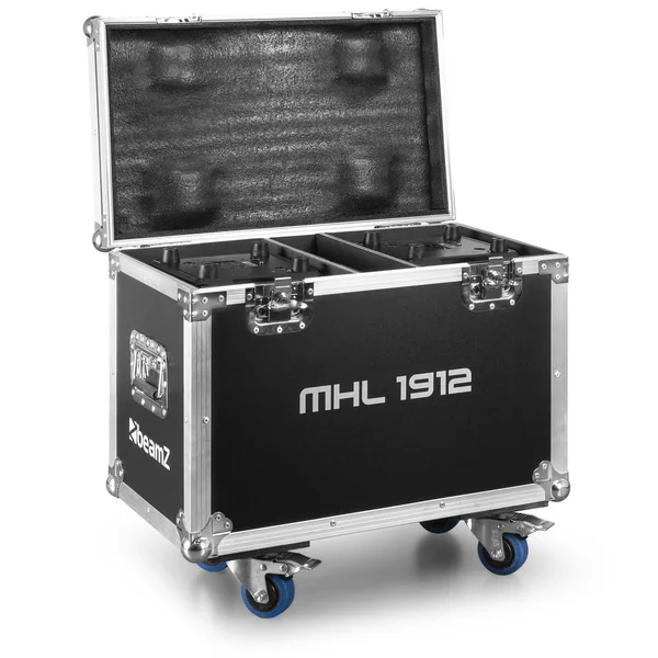 BeamZ MHL1912 Deux Lyres RGBW avec Flight Case - 19 x 12 Watts