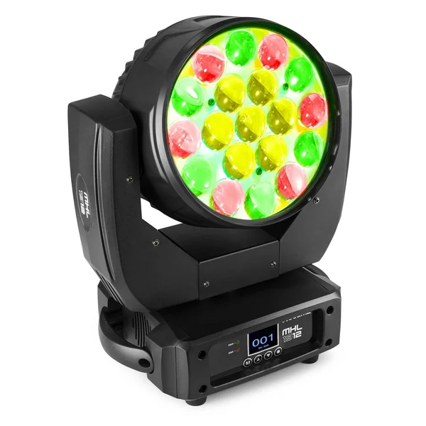 BeamZ MHL1912 Lyre RGB avec Fonction Zoom - 19 x 12 Watts