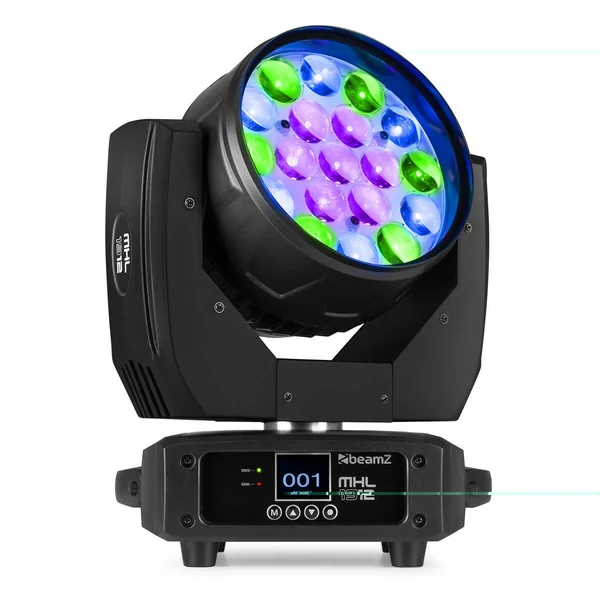 BeamZ MHL1912 Lyre RGB avec Fonction Zoom - 19 x 12 Watts