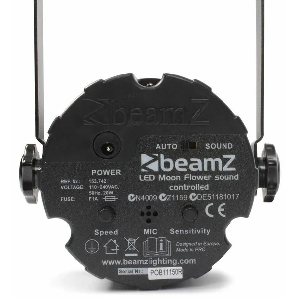 BeamZ Moon Flower - 60 LEDs, Couleurs RGBAW, Plug & Play