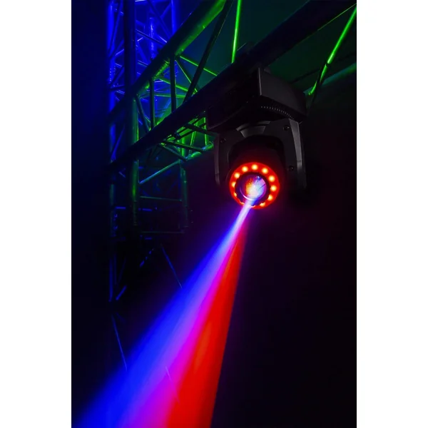 BeamZ Panther 35 - Lyre Spot avec Anneau de LEDs, 35W, Mode DMX, 7 Couleurs + Blanc