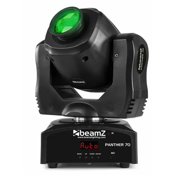 BeamZ Panther 70 - Lyre Spot LED 70W, Mode DMX, Roue de 7x Gobos, 7 Couleurs