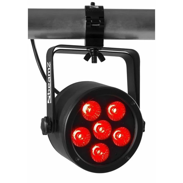 BeamZ Professional BAC300 LED - Projecteur PAR, 6x LED RGBW, Boitier Aluminium avec Télécommande