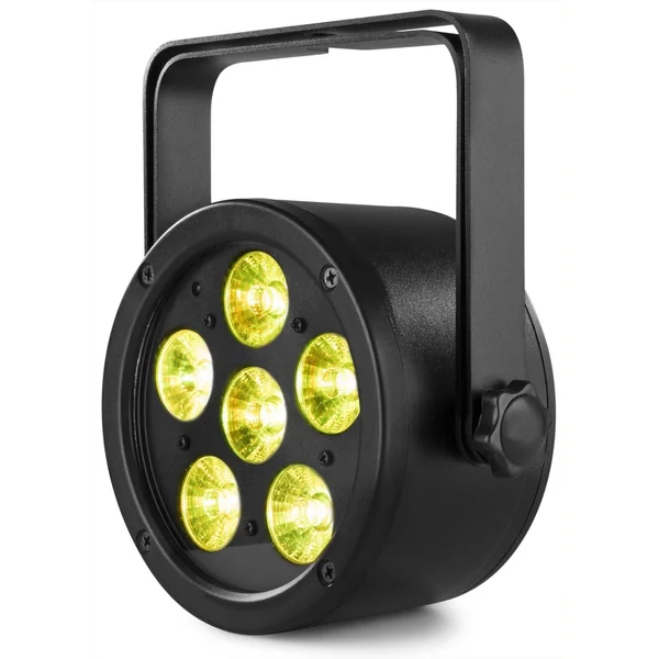 BeamZ Professional BAC302 LED - Projecteur PAR, 6x LED RGBAW-UV, Boitier Aluminium avec Télécommande