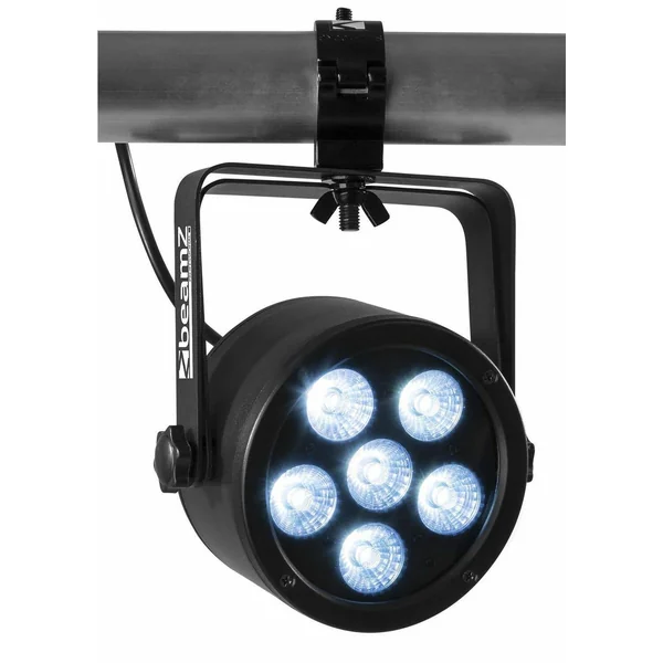 BeamZ Professional BAC302 LED - Projecteur PAR, 6x LED RGBAW-UV, Boitier Aluminium avec Télécommande