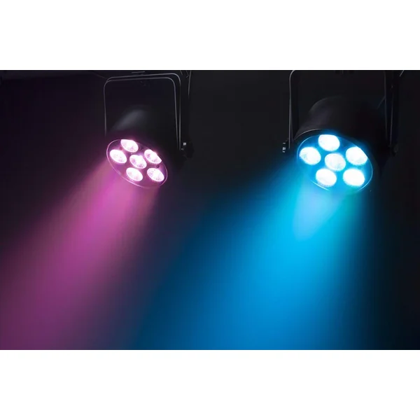 BeamZ Professional BAC302 LED - Projecteur PAR, 6x LED RGBAW-UV, Boitier Aluminium avec Télécommande