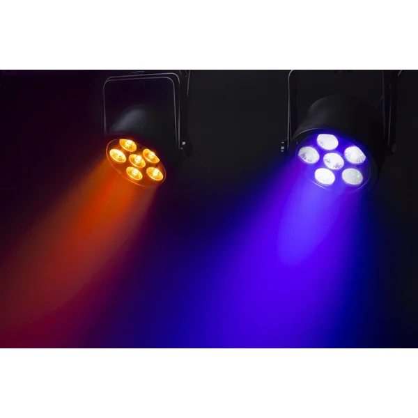 BeamZ Professional BAC302 LED - Projecteur PAR, 6x LED RGBAW-UV, Boitier Aluminium avec Télécommande