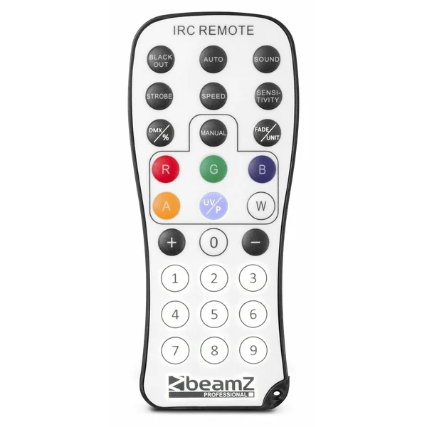 BeamZ Professional BAC302 LED - Projecteur PAR, 6x LED RGBAW-UV, Boitier Aluminium avec Télécommande