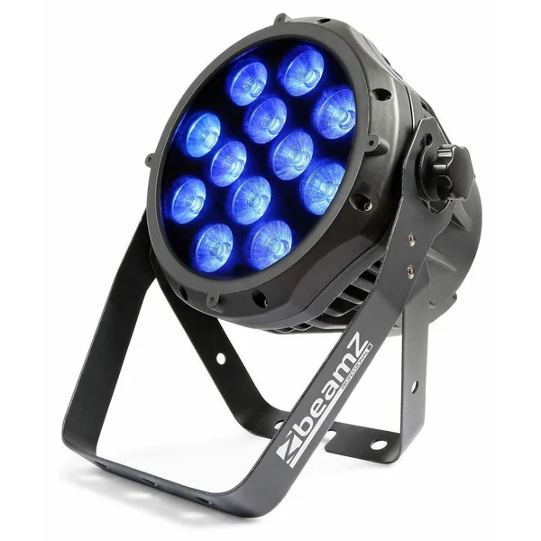 BeamZ Professional BWA412 - LED Projecteur PAR CAN IP65, 12x LED RGBW, 18W par LED