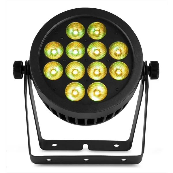 BeamZ Professional BWA532 - Projecteur PAR CAN IP65, 12x LED RGBW, avec Boitier Étanche - Aluminium