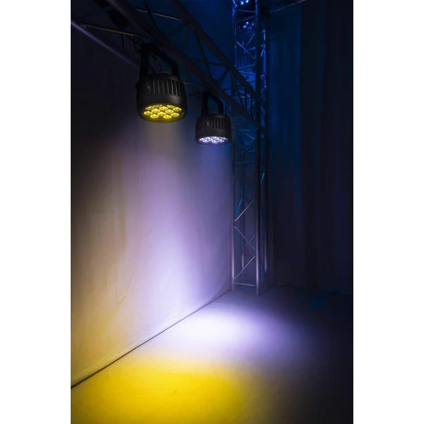 BeamZ Professional BWA532 - Projecteur PAR CAN IP65, 12x LED RGBW, avec Boitier Étanche - Aluminium