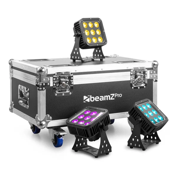 Beamz Professional FL72 - Flightcase pour 8 Projecteurs StarColor72