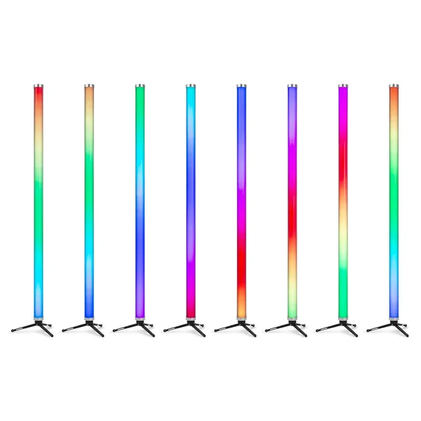 BeamZ Professional KRATOS Pack de 8 Tubes LEDs RGBW sur Batterie - 120cm