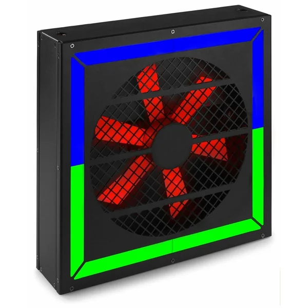 BeamZ Professional LED Twister 400 - Ventilateur Décoratif, 116 LEDs RGB, Contrôle DMX