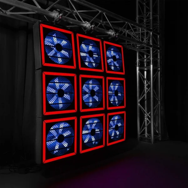BeamZ Professional LED Twister 400 - Ventilateur Décoratif, 116 LEDs RGB, Contrôle DMX
