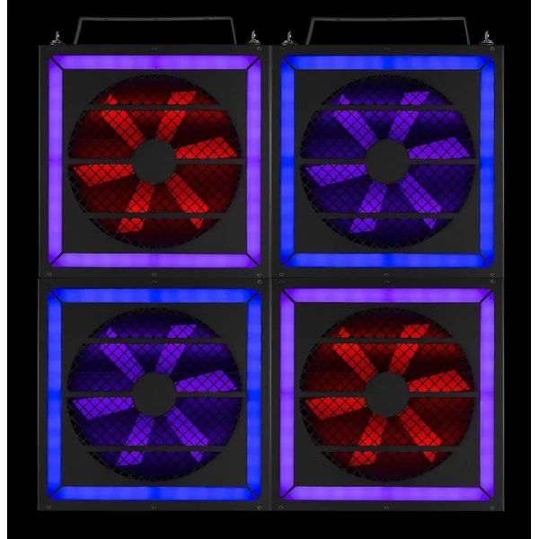 BeamZ Professional LED Twister 400 - Ventilateur Décoratif, 116 LEDs RGB, Contrôle DMX