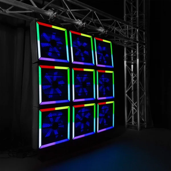 BeamZ Professional LED Twister 400 - Ventilateur Décoratif, 116 LEDs RGB, Contrôle DMX