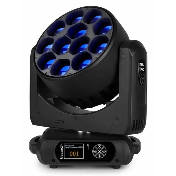 BeamZ Professional MHL1240 Lyre LED avec Zoom Motorisé - 12 x 40 Watts