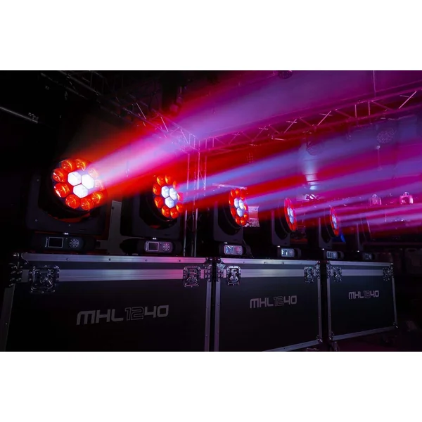 BeamZ Professional MHL1240 Lyre LED avec Zoom Motorisé - 12 x 40 Watts