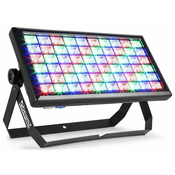 BeamZ Professional WH180RGB - Wall Washer, Projecteur LED, 60 LEDs RGB Intégrées 3W, Mode DMX