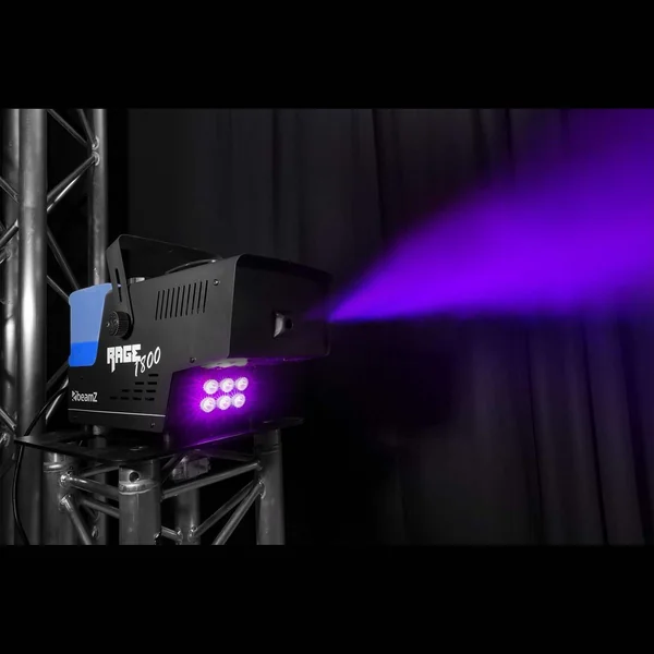 BeamZ RAGE1500LED - Machine à Fumée 1000 Watts avec LEDs RGB et DMX
