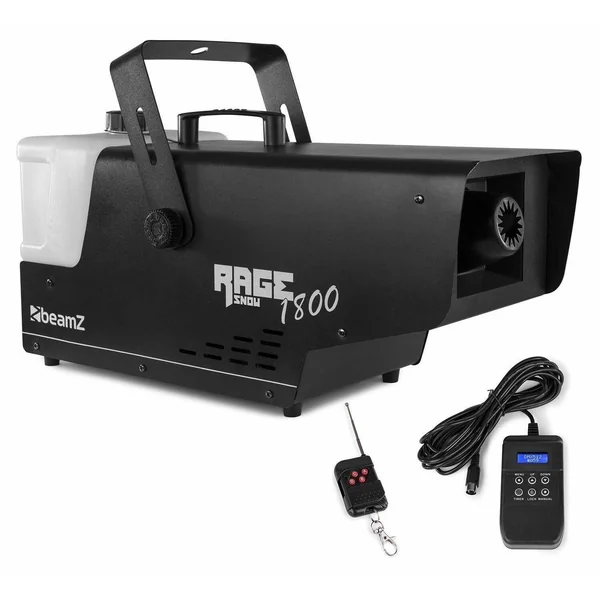 BeamZ RAGE1800SNOW - Machine à Neige 1800 Watts et Mode DMX