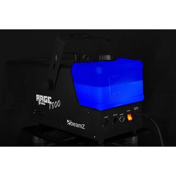 BeamZ RAGE1800SNOW - Machine à Neige 1800 Watts et Mode DMX