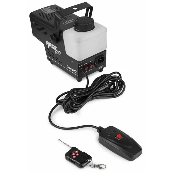 BeamZ RAGE600LED - Machine à Fumée 600 Watts avec LEDs Effet Flamme