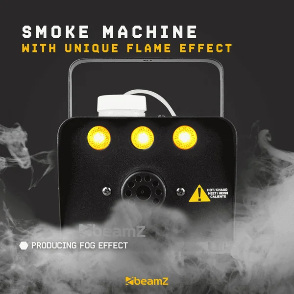 BeamZ S700LED - Machine à Fumée 700 Watts avec Effet Flamme