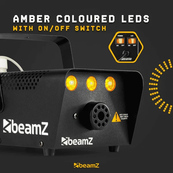 BeamZ S700LED - Machine à Fumée 700 Watts avec Effet Flamme
