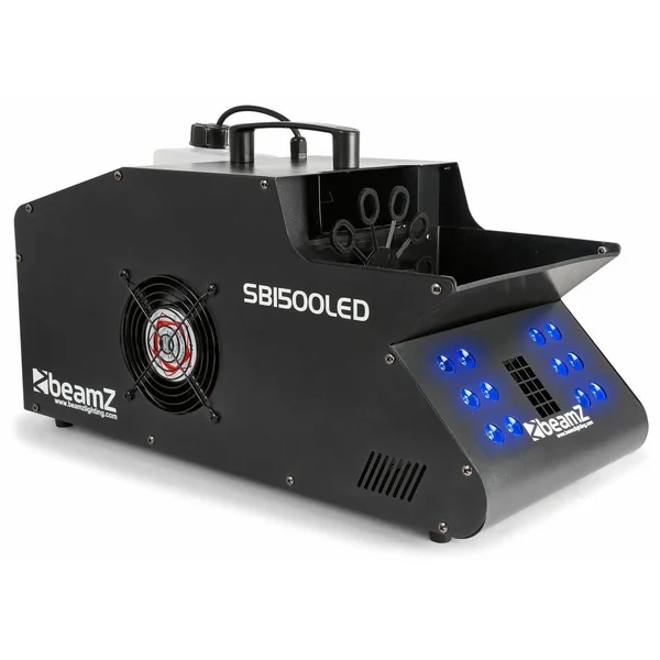 BeamZ SB1500LED - Machine à Fumée et à Bulles, 1500W, Réservoir 1,35L, Mode DMX