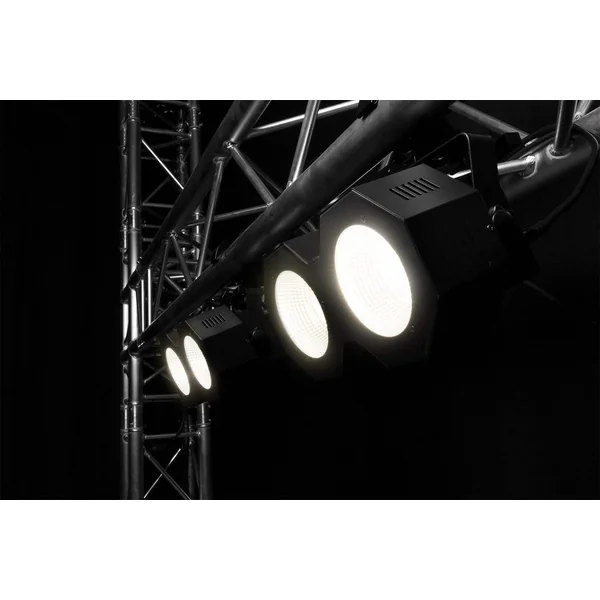 BeamZ SB200 - Projecteur de Scène et Stroboscope, 2x LED Couleur Blanc 50W, DMX