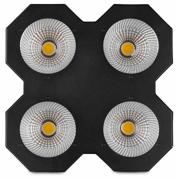 BeamZ SB400 - Projecteur d’Ambiance | Blinder LED COB 4×50 W Blanc Chaud | Effet Scène & Grands Espaces