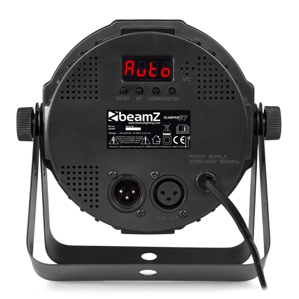 BeamZ SLIMPAR37 - Projecteur PAR LED RGBW - 12 LEDs de 4 Watts
