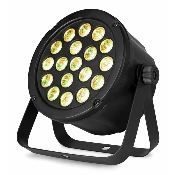 BeamZ SLIMPAR45 - LED Projecteur PAR, 18x LED RGB, Shows Lumineux Préprogrammés