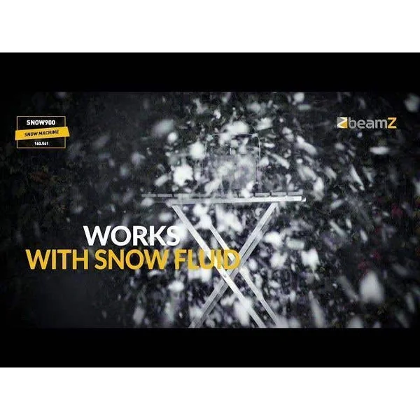 BeamZ SNOW900 - Machine à Neige 900 Watts avec 4 Concentrés 250mL