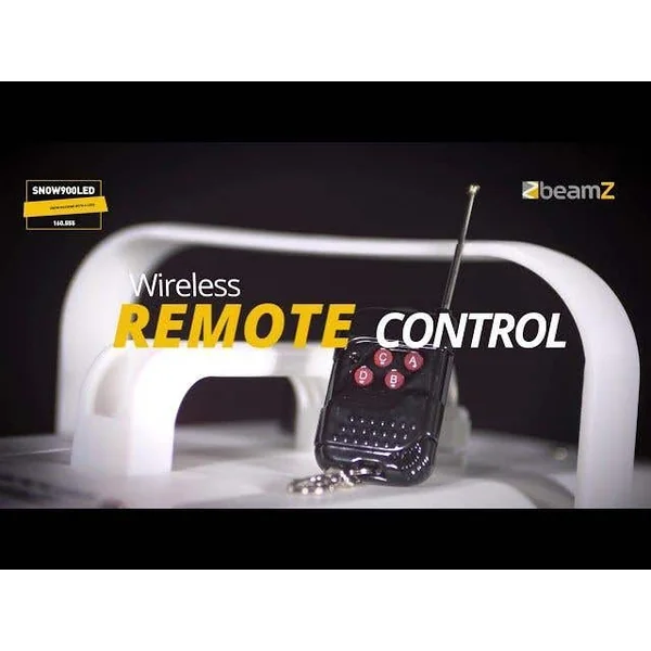 BeamZ SNOW900LED - Machine à Neige 900 Watts avec Liquide 1L