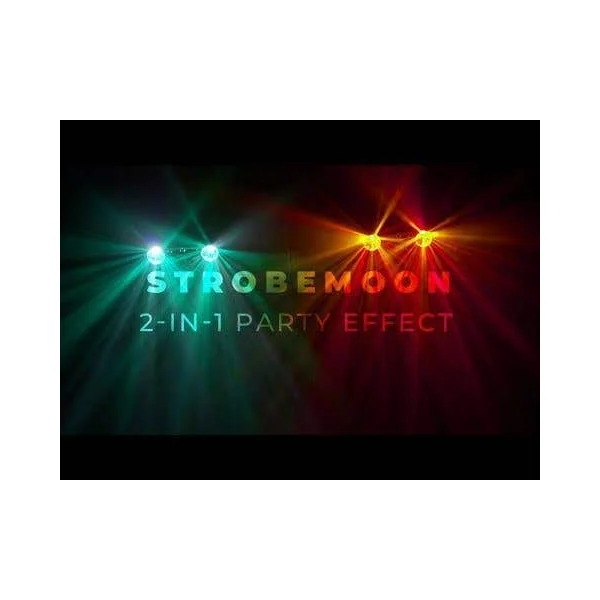BeamZ StrobeMoon Jeu de Lumière 2 en 1