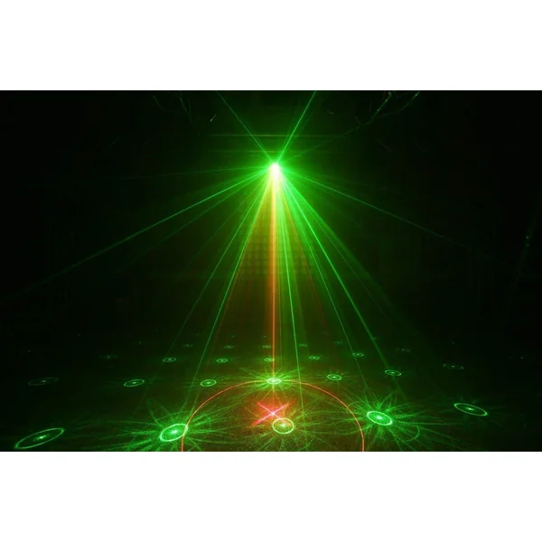 BeamZ Surtur II Double Laser RG Gobo DMX IRC LED Bleue 3 W