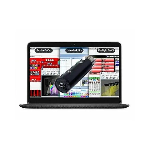 BeamZ SUSHI-DS Interface DMX avec logiciels 128 Canaux - 4 logiciels Windows inclus