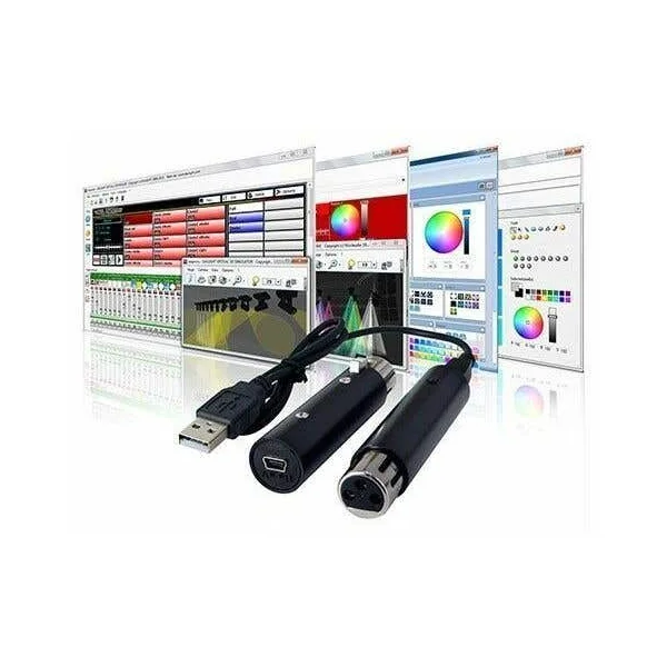 BeamZ SUSHI-DS Interface DMX avec logiciels 128 Canaux - 4 logiciels Windows inclus