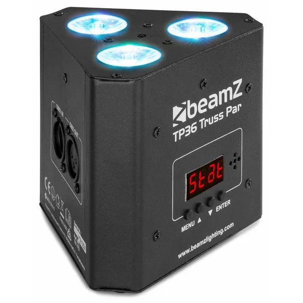BeamZ TP36 - Projecteur PAR Structure de Scène RGB-UV DMX - 12 Watts
