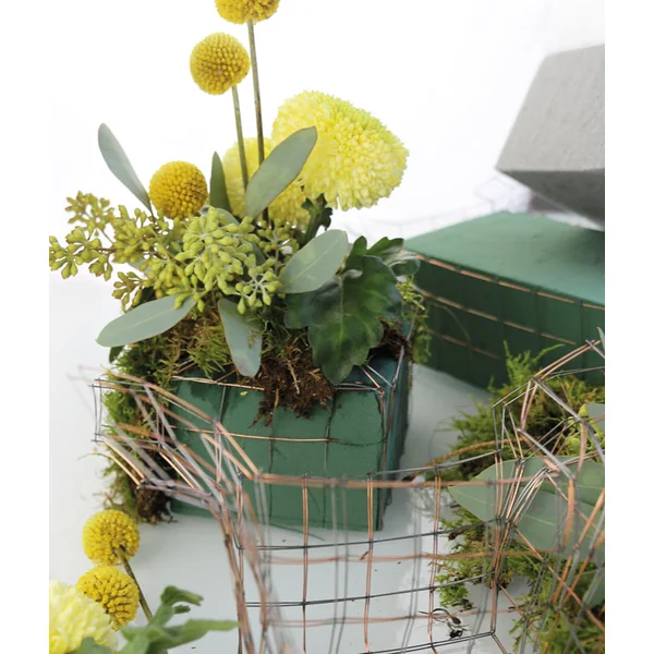 Bloc de mousse florale verte 20 x 10 x 7.5 cm