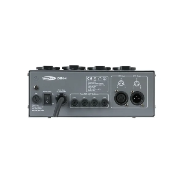 Bloc de puissane Showtec Dim4 4 canaux 650W 3A par canal dimmables