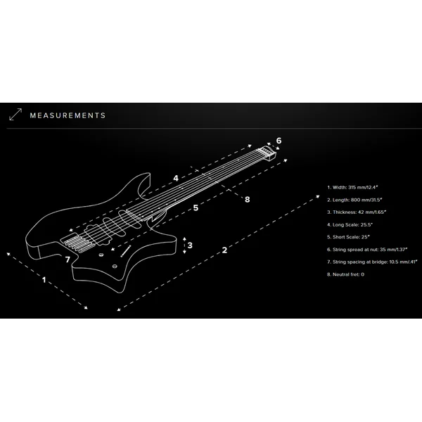 Boden Classic NX 6 Tremolo - black